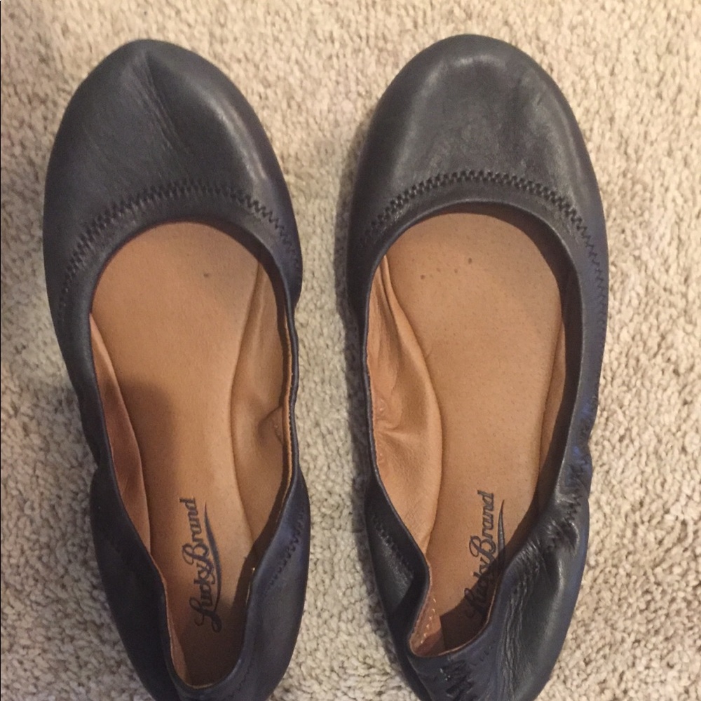 Lucky black flats